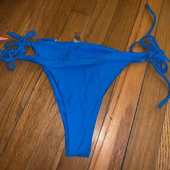 Very Cheeky Blue Bikini Bottoms - Picture 1 of 3
